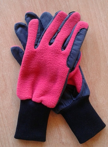 Handschoen fleece/clarino