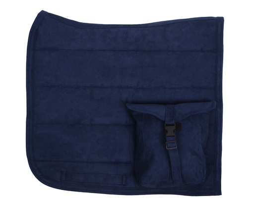 [3060-Eventing Blue] Puff pad met tasje