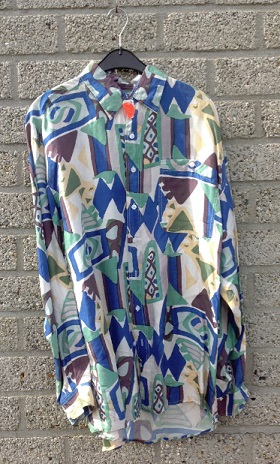 [western, blouse, blouse met print] Blouse